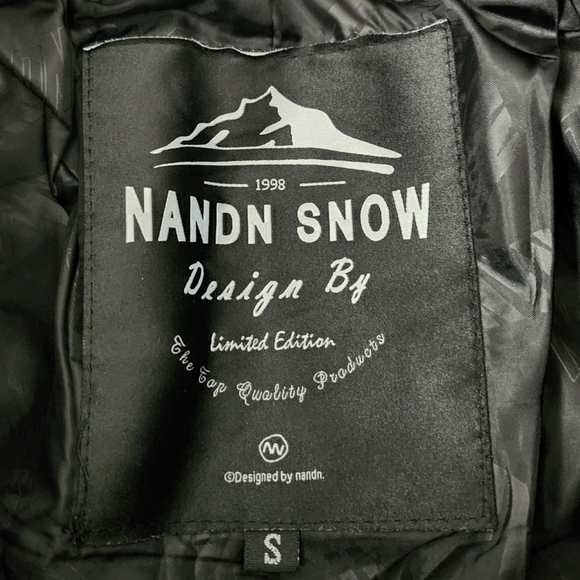 Nandn‎ Snow Pants Womens Small Lavender Belted Zip Hem Winter Ski - Picture 2 of 12